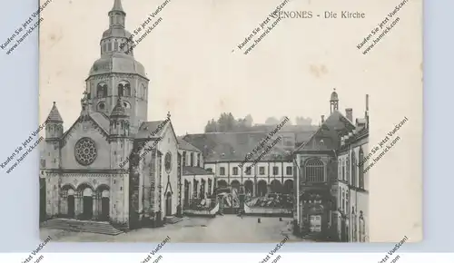 F 88210 SENONES, Die Kirche, 1915, deutsche Feldpost