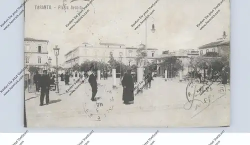 I 74100 TARANTO, Piazza Archita, franz. Militärpost, 1919