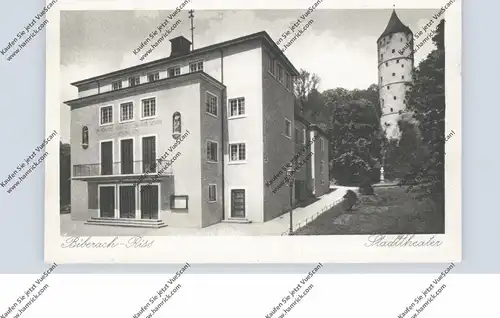 7950 BIBERACH, Stadttheater und Weisser Turm