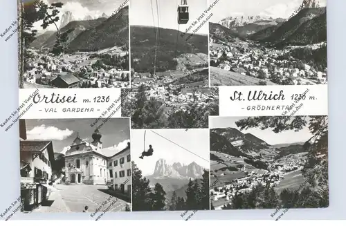 I 39046 SANKT ULRICH, Mehrbild-AK, 1957