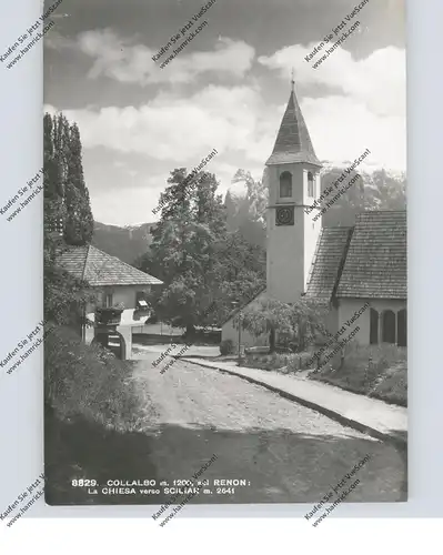 I 39054 RITTEN - KLOBENSTEIN, Strassenpartie an der Kirche, 1957