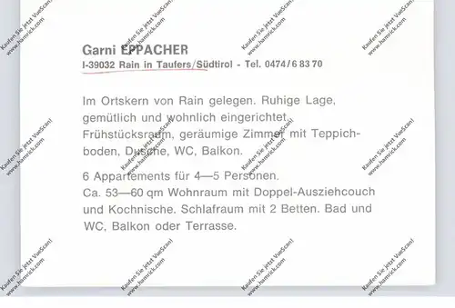 I 39032 SAND in Taufers - REIN in Taufers, Garni Eppacher