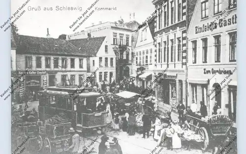 2380 SCHLESWIG, Kornmarkt, Tram, REPRO