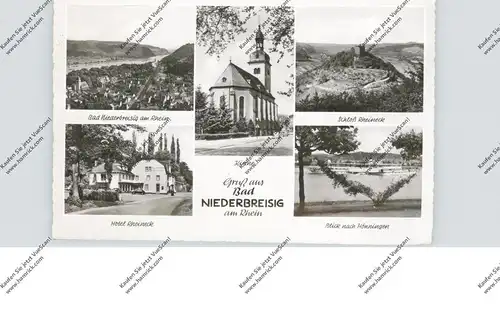 5484 BAD NIEDERBREISIG, Hotel Rheineck, Kirche, Schloß Rheineck, Köln-Düsseldorfer, 1961