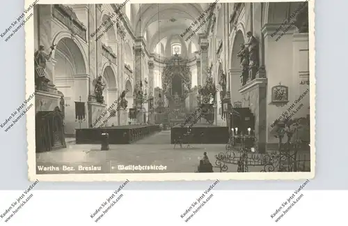 NIEDER-SCHLESIEN - WARTHA / BARDO, Wallfahrtskirche, Innenansicht