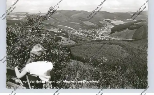 5940 LENNESTADT - ALTENHUNDEM, Blick von der Hohen Bracht, 1962