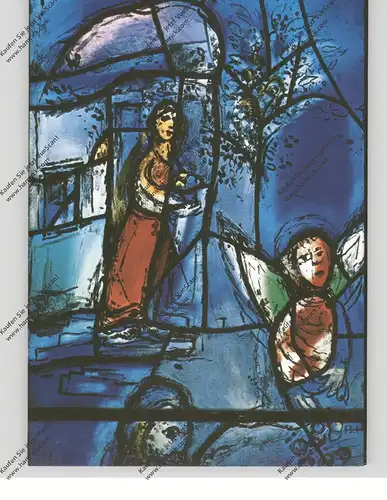 6500 MAINZ Pfarrkirche St. Stephan, Marc Chagall Chorfenster - Sara