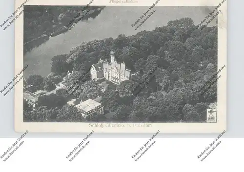1000 BERLIN - WANNSEE, Schloß Glienicke, Luftaufnahme