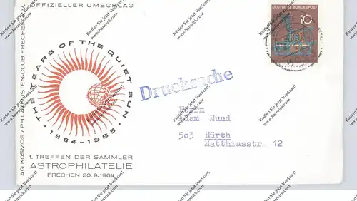 ASTRO - Frechen, Astrophilatelie, 1964, Sonderumschlag