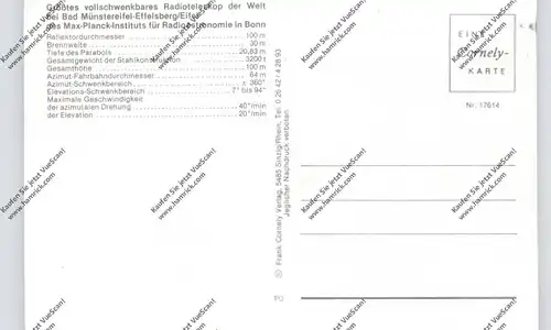 ASTRO - Bad Münstereifel, Radioteleskop