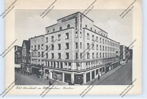 4100 DUISBURG - HAMBORN, Hotel Oberscheidt, kl. Einriss