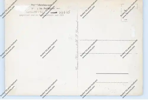 4100 DUISBURG - HAMBORN, Hotel Oberscheidt, kl. Einriss