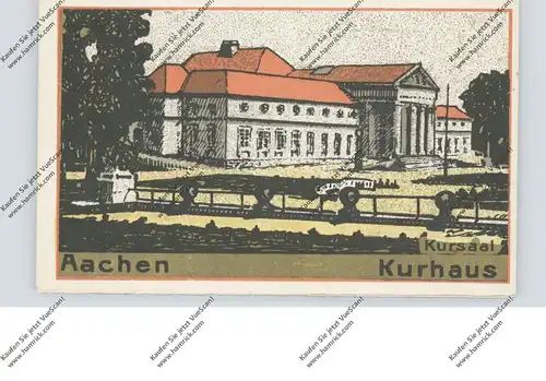 5100 AACHEN, Kurhaus, Steindruck