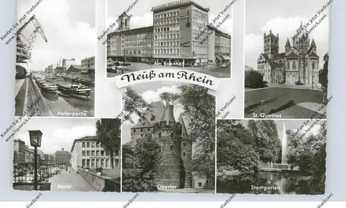 4040 NEUSS, Am Bahnhof, Hafen, Markt, Obertor...