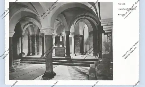 4040 NEUSS, Quirinus Münster, Krypta, 1950