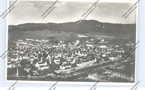 7470 ALBSTADT - EBINGEN, Gesamtansicht mit Bahnhof, Bahnpost