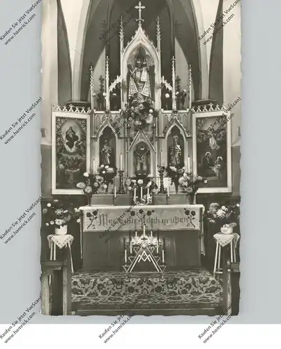 5963 WENDEN - ALTENHOF, Wallfahrtskapelle Dörnschlade, Altar mit Gnadenbild, 1965