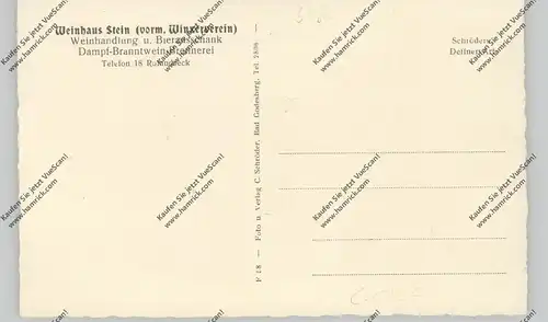 5480 REMAGEN - OBERWINTER, Weinhaus Stein