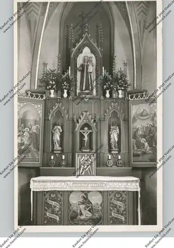 5963 WENDEN - ALTENHOF, Wallfahrtskapelle Dörnschlade, Altar mit Gnadenbild, 1954