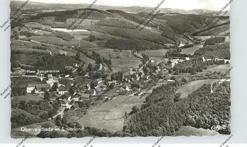 5960 OLPE - OBERVEISCHEDE, Haus Sangermann, Luftaufnahme