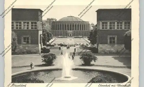 4000 DÜSSELDORF, Ehrenhof und Rheinhalle, 1955