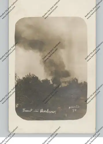 UKRAINE - CZAHROW, 1.Weltkrieg, Brand in Czarow, Photo-AK