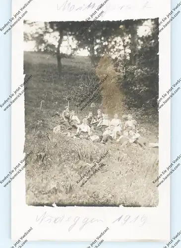 5168 NIDEGGEN, Photo-AK 1919 mit Personengruppe, Wandervögel