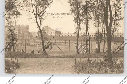 SPORT - TENNIS, Blankenberge 1925