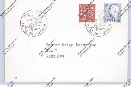 SPORT - EISSCHNELLAUFEN / Speed Skating / Schaatsen, Europameisterschaft Göteborg 1959, Sonderstempel