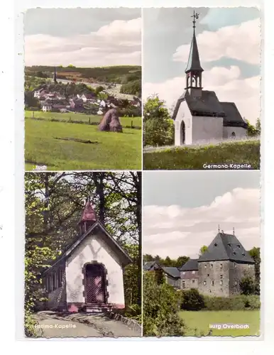 5203 MUCH, Germana Kapelle, Fatima-Kapelle, Burg Overbach, Gesamtansicht, 1963