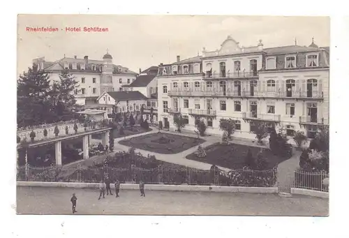 CH 4310 RHEINFELDEN AG, Hotel Schützen, 1911