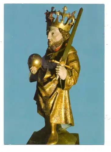 5238 HACHENBURG - MARIENSTATT, Zisterzienser Abtei, Spätgotische Figur