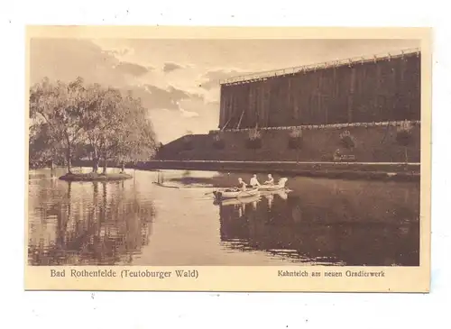 4502 BAD ROTHENFELDE, Kahnteich, Ruderer