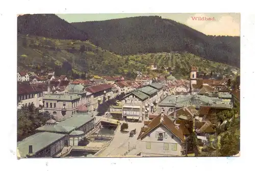 7547 BAD WILDBAD, Ortsansicht, 1906