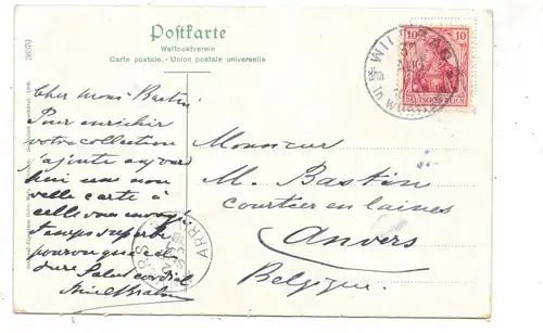 7547 BAD WILDBAD, Ortsansicht, 1906