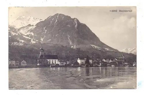 CH 6375 BECKENRIED NW, Ansicht vom See, 1912