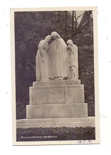 CH 8200 SCHAFFHAUSEN SH, Franzosen-Denkmal, 1929