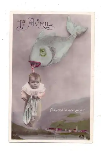 FEIERN - 1. April, Fisch mit Baby