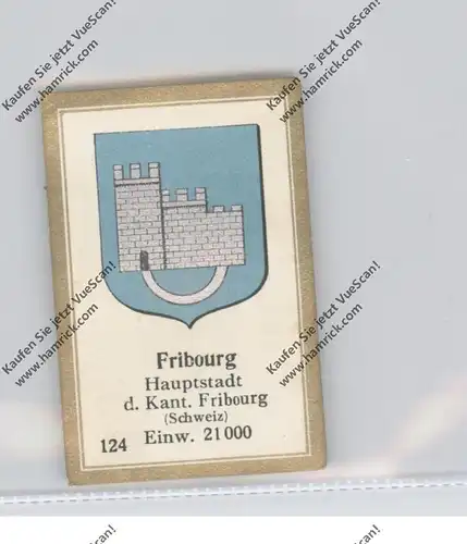 CH 1700 FREIBURG / FRIBOURG FR - Stadtwappen, Abdulla Sammelbild / Cinderella