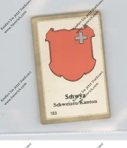 SCHWYZ - Kantonswappen, Abdulla Sammelbild / Cinderella