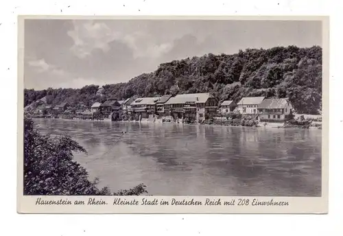 7887 LAUFENBURG - HAUENSTEIN, Gasthof und Pension Adler, 1952