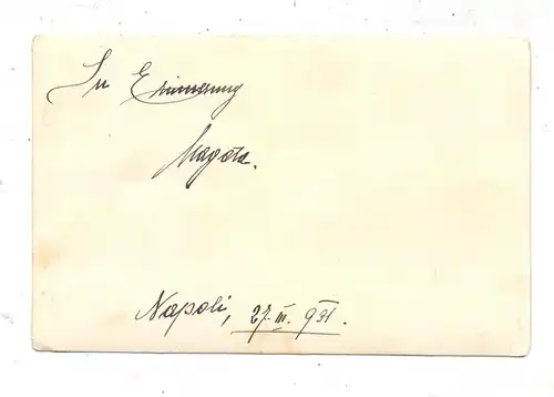 I 00100 NAPOLI / NEAPEL, Photo-AK, 1931