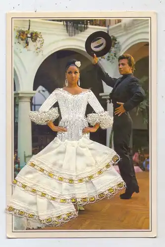 TRACHTEN - TANZ, Paillettenkleid Spanien