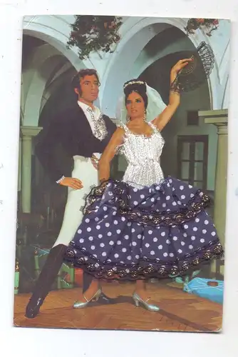 TRACHTEN - TANZ, Paillettenkleid Spanien