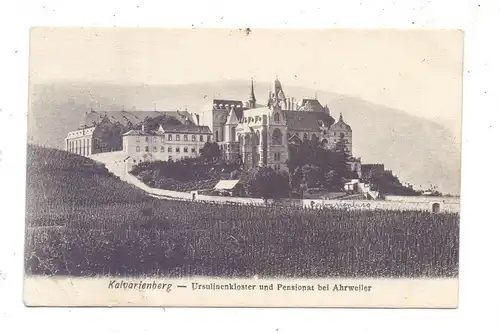 5483 BAD NEUENAHR-AHRWEILER, Ursulinenkloster und Pensionat Kalvarienberg, 1906, kl. Druckstelle