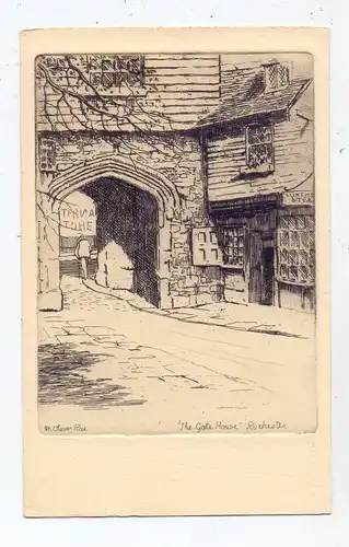 KENT - ROCHESTER, The Gate House, Artist: Mabel Oliver Rae