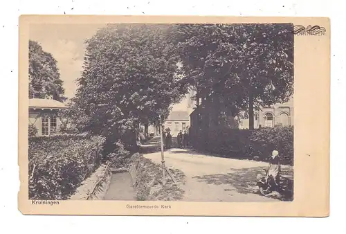 ZEELAND - KRUININGEN, Gereformeerde Kerk, 1912, kl. Randmängel