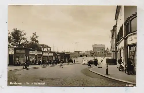 0-8312 HEIDENAU, Bahnhof, HO-Lebensmittel Laden...1958