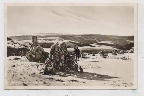 5788 WINTERBERG - ALTASTENBERG, Winterlandschaft am Astenberg, Landpoststempel "Altastenberg über Winterberg"