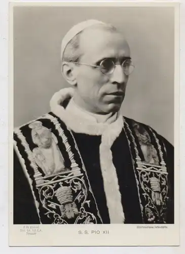 RELIGION - CHRISTENTUM - PAPST - PIUS / PIO XII